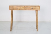 Table console en bois de manguier massif de style industriel avec tiroirs de rangement pour la maison, le salon, la chambre, l'hôtel, meubles de maison de haute qualité