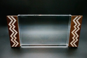 Premium Food <b>Storage</b> <b>Box</b> for Dry Fruits,Snacks & Ramadan Eid Gift Decor Elegant Handmade Mother of Pearl Inlay Acrylic Container - Product Image 2