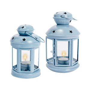 Candelabro de Metal con diseño de estrella para decoración del hogar, soporte de farol con diseño de corte para jardín y boda, Hotel y fiesta - Product Image 2