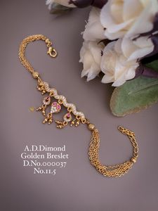 Fantaisie A.D Diamant Or Rose Hath bracelets bijoux wommne - Product Image 3