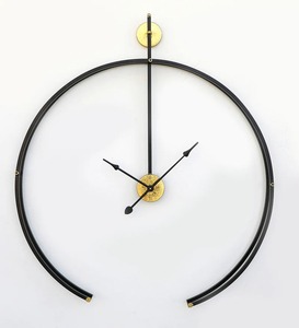 Reloj de pared de Metal de media luna, nuevo diseño, reloj de pared para colgar en la pared, reloj personalizado de alta calidad - Product Image 2