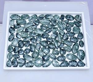 พลอยเซราไฟไนต์ธรรมชาติแบบ100% อัญมณีทรงหลวมละเอียดสำหรับทำเครื่องประดับขายส่ง - Product Image 4