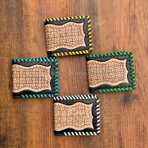 ใหม่ยอดนิยมสไตล์มือเครื่องมือหนังกระเป๋าสตางค์ผู้ชายยาวซิปกระเป๋าสตางค์ผู้ถือบัตรเครดิตของแท้หนังวัว Boy กระเป๋าสตางค์ - Product Image 2