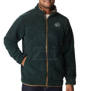 Veste d'hiver en polaire à prix avantageux, best-seller, respirante, coupe-vent, col montant, logo sur le devant, écologique, fermeture éclair intégrale - Product Image 4