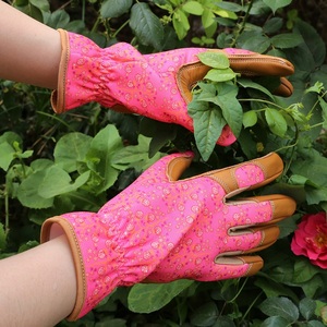 Gants de travail de jardin pour l'extérieur, protection des mains, gants de jardin respirants en cuir - Product Image 4