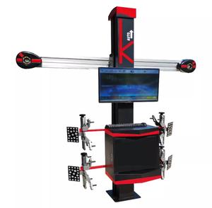 เครื่องตั้งศูนย์3D HD ใหม่ยกรถสี่หลังถ่วงล้อบาลานเซอร์เทคโนโลยีการจัดตำแหน่งล้อที่ล้ำสมัย
