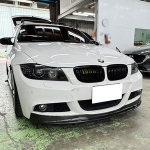 Nouveau pare-chocs avant en fibre de carbone de style Arkym, lèvre supplémentaire à visser pour 2009-2011 pour E90 LCI Série 3 berline/monospace, pack M-Sport - Product Image 3