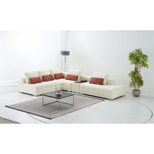 Canapé d'angle convertible au design européen moderne, ensemble de meubles de salon en tissu pour hôtels et appartements - Product Image 3