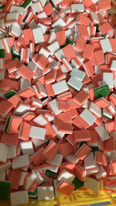 Mini jeu de mahjong chinois portable en acrylique, jeu familial de voyage - Product Image 6