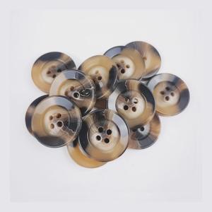 Boutons en corne de buffle naturelle, finition colorée, pour accessoires vestimentaires, haute qualité - Product Image 3
