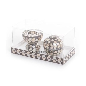 Quemador Bakhoor de incienso con cuentas de mosaico de trabajo de madreperla de diseñador elegante con cubierta superior acrílica a un precio impresionante - Product Image 1