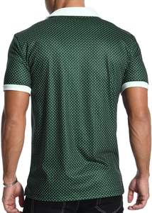 Camiseta Polo de Algodón de Alta Calidad para Hombre, Corte de Lujo, Versátil, Informal, Suave y de Talla Grande, Tejido de Punto Estampado - Product Image 2