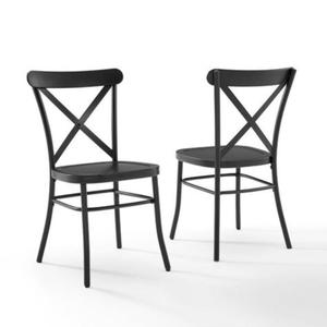 Chaises confortables en fer forgé avec des cadres durables de qualité supérieure et des courbes élégantes idéales pour les porches de jardins et les salles décontractées - Product Image 5