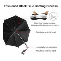 Parapluies Parasol d'extérieur Parapluie pour poussette de bébé avec pince Parapluie de chaise compact portable pour voiture de bébé Enfants pour enfants 70 Cm