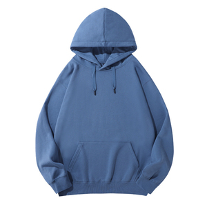 Sweats à capuche unisexes surdimensionnés brodés de haute qualité 2025, respirants, pour hommes, poids lourd, grande taille, vente en gros, hiver - Product Image 5