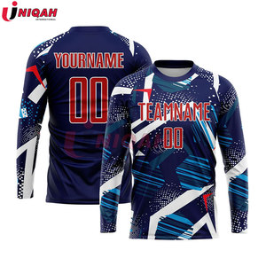 Conjunto de Uniforme de Fútbol de Alta Calidad en Algodón/Poliéster para Adultos, Último Modelo de Club, Colores y Logotipo Personalizables, Precio Bajo - Product Image 3