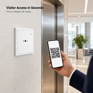 Lector de Tarjetas de Control de Acceso Inteligente sin Contacto con Código QR para Protocolo Wiegand, Distancia de Lectura de 8 cm, Compatible con Tarjetas - Product Image 2