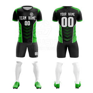 Prix d'usine ensembles d'uniformes de football personnalisés séchage rapide de haute qualité 100% Polyester unisexe adultes tarif de gros toutes les saisons 2025 - Product Image 2