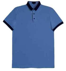 เสื้อโปโลผู้ชายผ้าฝ้าย 100% ระบายอากาศดี รับผลิตตามแบบ OEM พร้อมสกรีนโลโก้ - Product Image 5