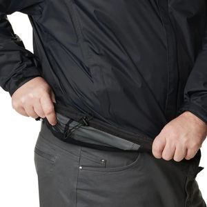 Nueva llegada por encargo al por mayor chaqueta de lluvia de secado rápido transpirable hombres chaqueta de lluvia - Product Image 3