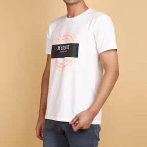 Camiseta de Hombre de Alta Calidad Hecha en Pakistán, 100% Algodón, Servicio OEM, Mejor Diseño, Estilo Urbano, Antibolitas, Transpirable - Product Image 5