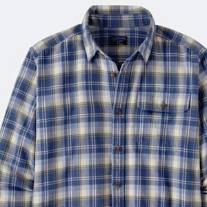 Camisa de franela clásica para hombre, botón de otoño, ajuste Regular, manga larga, elegante y cómoda para un aspecto informal e inteligente, teñido de hilo - Product Image 4