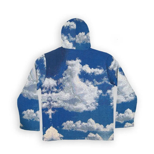 เสื้อฮู้ดแฟชั่นแบบสวมหัวมีฮู้ดสำหรับทุกเพศเสื้อฮู้ดลำลอง3D พิมพ์ลายกราฟิกแบบกำหนดเอง - Product Image 1