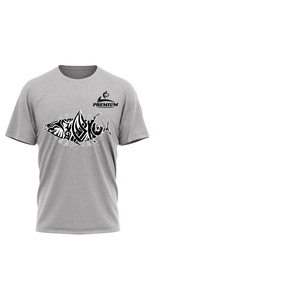 Camiseta negra de algodón personalizada para hombre, camiseta de juego deportivo lisa en blanco, Camiseta básica personalizada de manga corta con cuello redondo - Product Image 1