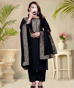 ชุดเจ้าสาวแบบอินเดียเย็บด้วยมือเป็นมิตรกับสิ่งแวดล้อม ผ้าลินินพิมพ์ลายสำหรับงานอีด มารีอา ชุดเด็กผู้ชายแบบยาวสวยงามสไตล์อาหรับ - Product Image 5