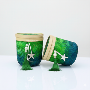 Handmade Eco-Friendly Modern Circle Storage <b>Basket</b> | Ramadan Eid <b>Gift</b> Set Packaging Multi-Purpose Islamic Holiday Souvenirs - Product Image 2