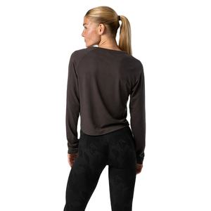 <b>Top</b> Quality Yoga Wear Crop <b>Top</b> for Womens Customized Full Sleeve Polyester T Shirt With Custom Printing and Size Options - Product Image 2