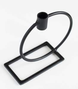 Decorative Matte <b>Black</b> Wire <b>Candle</b> <b>Holder</b> Table Top Best Selling New Design Wedding Used Top Sales <b>Candle</b> <b>Pillars</b> - Product Image 4