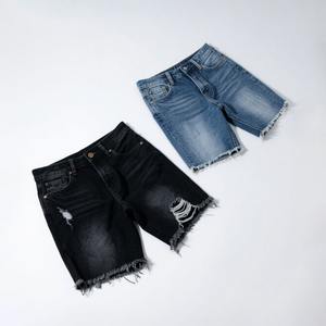 Fabricant de streetwear Impression Short en jean pour hommes à lavage surdimensionné Short en jean baggy personnalisé pour hommes - Product Image 6