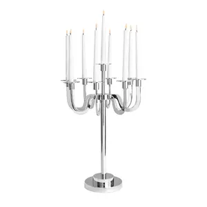 Lanterne de luxe en acier inoxydable plaquée or faite à la main Parfum de maison écologique pour la Saint-Valentin Fête de mariage - Product Image 3