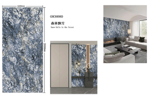 Paneles de chapa de madera de carbón de bambú Panel de pared decorativo Panel de pared de PVC de chapa de madera de carbón de bambú - Product Image 2