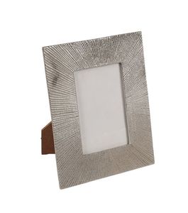 Metal Wave Hammered Pattern <b>Antique</b> Nickel Metal Durable Lightweight Digital Printing Photo <b>Frame</b> for Home Office Decor-Return - Product Image 5