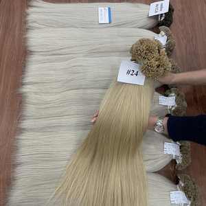 Vente en gros d'extensions de cheveux humains à pointe de kératine extensions de cheveux à pointe plate de cheveux vietnamiens couleur personnalisée - Product Image 4