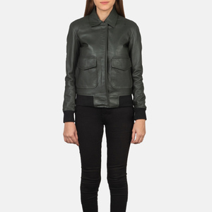 แจ็กเก็ตหนังแท้สำหรับผู้หญิงแจ็คเก็ตแฟชั่นฤดูหนาวสไตล์ที่ดีที่สุด - Product Image 6