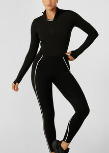 Leggings d'entraînement sans couture pour femmes taille haute Scrunch Butt Compression Leggings d'entraînement minces de conception personnalisée pour adultes - Product Image 4