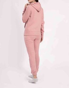 OEM ชุดวอร์มแบบสวมหัวสำหรับผู้หญิงสำหรับยิมชุดวอร์มดีไซน์ทันสมัยป้องกันการหดตัวสำหรับผู้หญิงพร้อมโลโก้สีตามสั่ง - Product Image 4