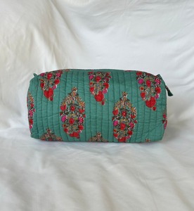 Juego de Fundas de Algodón Vintage Acolchado con Estampado de Bloques Ecológico Hecho a Mano |   Tallas Medianas y Grandes |   Forro Resistente al Agua - Product Image 2