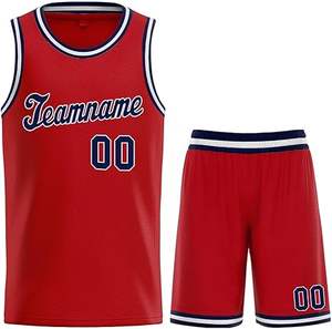 Conjunto de uniforme de baloncesto transpirable personalizable, ropa deportiva de talla grande para verano, bajo MOQ - Product Image 1