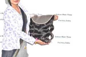 Extensions de cheveux vierges humains Remy de qualité supérieure à 100%, aspect naturel, frontal Bodywave, non traitées, tissage vietnamien - Product Image 6