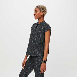 ชุดเครื่องแบบโรงพยาบาลแขนสั้นแขนยาวสำหรับผู้หญิงชุดคอตตอนสำหรับพยาบาลสครับกำหนดโลโก้ได้เอง - Product Image 3