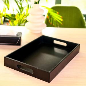 ECO FRIENDLY SET OF 2 NIDO BAMBÚ Desayuno Bebida Bandeja para servir para restaurante Hogar Cocina Hotel Bar Tienda - Product Image 3