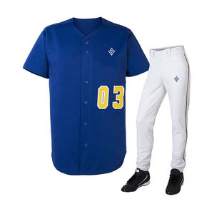 New Arrival High Quality Custom Made <b>Baseball</b> & Softball 100% Polyester <b>Baseball</b> Uniform Kit With OEM Service - Product Image 4