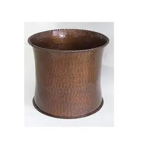 Pot de fleurs en métal Pot de fleurs en cuivre vert personnalisé pot de fleurs automatique - Product Image 2