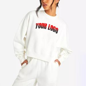 Sudadera de Forro Polar Suave con Estampado Digital de Moda Urbana Estilo Británico para Mujer, Ropa Deportiva Hip Hop - Product Image 1