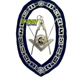 Vente en gros pas cher prix maçonnique Regalia Royal Arch chaîne collier doré maçonnique rouge collier tactique Royal Arch Regalia - Product Image 6