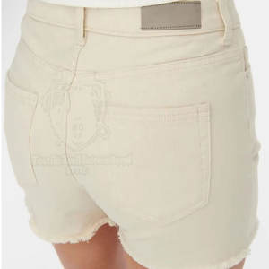 Services OEM, prix raisonnable, shorts en jean pour femmes, dernier style, design personnalisé, shorts décontractés pour femmes - Product Image 4
